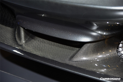 Carbonado OEM Style Autoclave Carbon Fiber Front Lip Splitter | 2019-2024 Ferrari F8