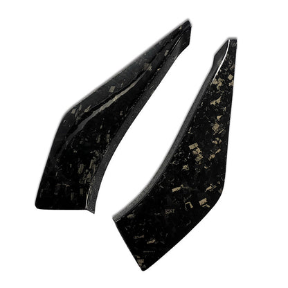 JDMuscle Tanso Carbon Fiber VS Style Canards - Toyota Supra 2020+ con parachoques de serie