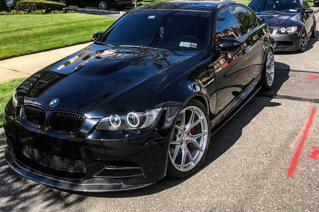 Labio de fibra de carbono estilo BMW M3 E90 E92 E93 GTS Carbonado 2008-2012