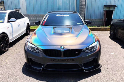 Carbonado 2014-2020 BMW F82  F83 M4 DE Style Carbon Fiber Front Lip