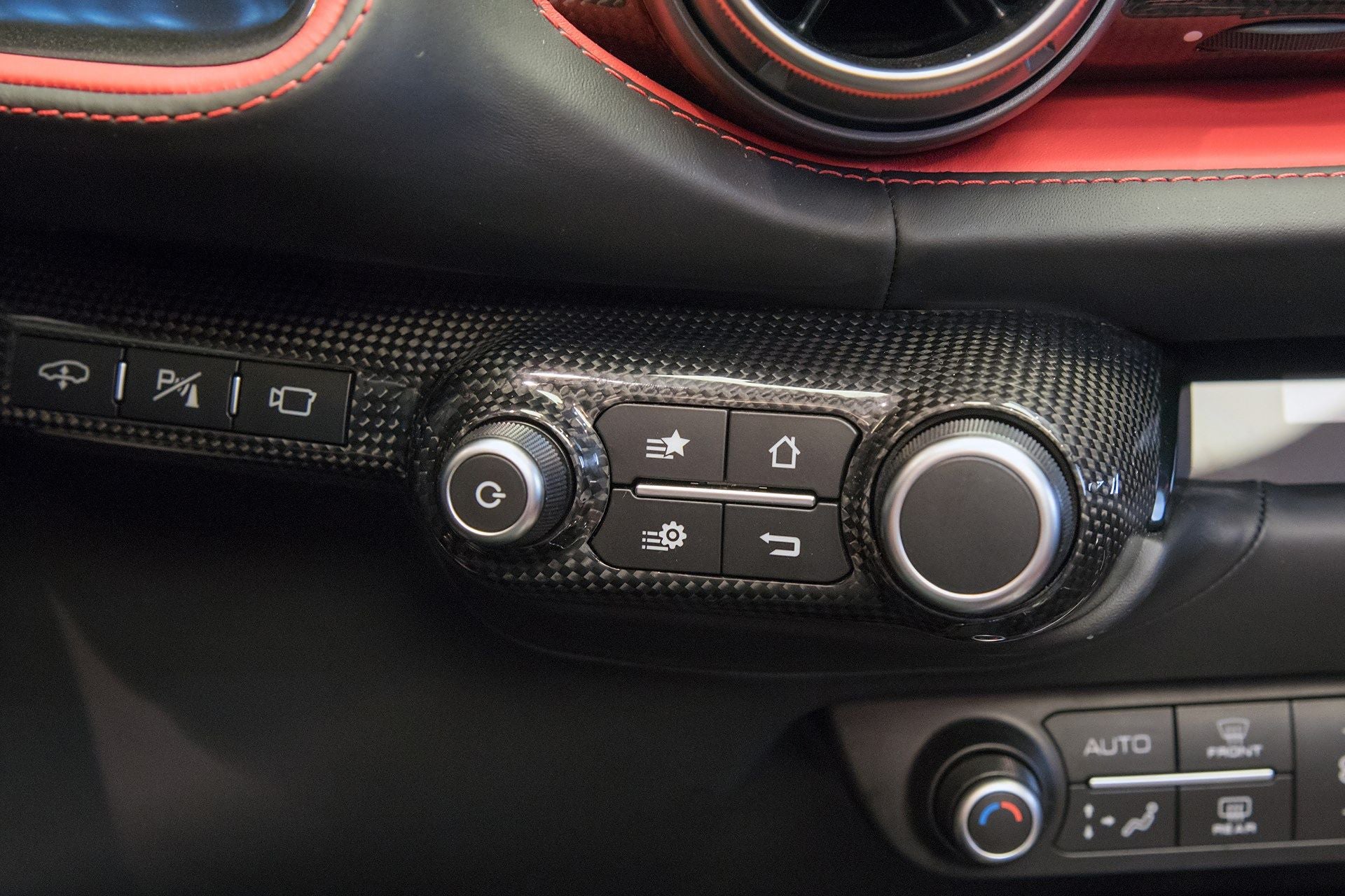 Carbonado 2017-2026 Ferrari 812 Superfast & GTS OE Style Dry Carbon Fiber Control Panel Replacement