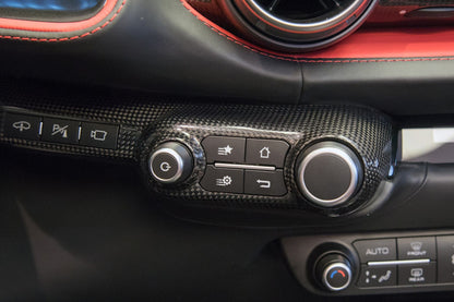 Carbonado 2017-2026 Ferrari 812 Superfast & GTS OE Style Dry Carbon Fiber Control Panel Replacement