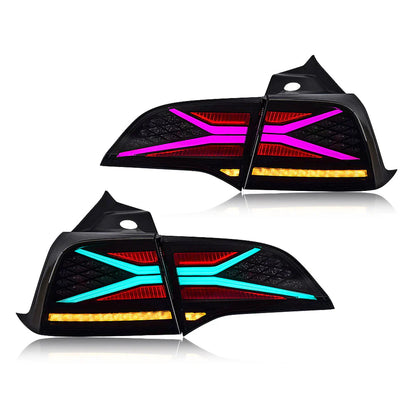 NTXGlow RGB Tail Lights (2017-2021 Tesla Model 3/Y)