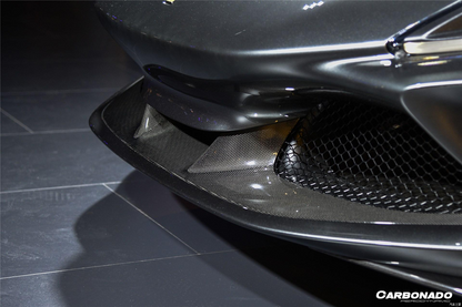 Carbonado OEM Style Autoclave Carbon Fiber Front Lip Splitter | 2019-2024 Ferrari F8