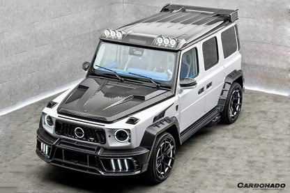 Carbonado 2019-UP Mercedes Benz G Class W464|W465 G-Wagon MSY Style Autoclave Carbon Fiber Full Body Kit | (Fits G500, G550, G580, G63 AMG)