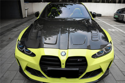 Capó de fibra de carbono DarwinPRO para BMW M3, G80, G81, M4, G82 y G83 estilo BKSSII (2021 en adelante)