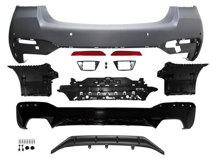 Parachoques trasero con cubiertas PDC para BMW G30 LCI 2021-2023 de Innovative Motorsports 