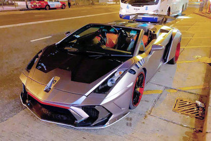 Carbonado 2004-2008 Lamborghini Gallardo Spyder IRON Style Wide Full Body kit