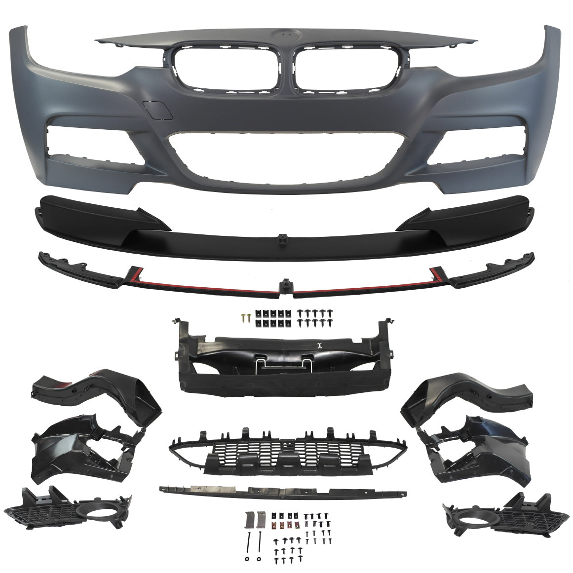Innovative Motorsports 2012-2018 BMW F30 Performance Style Front Bumper W/ Fog Lamps