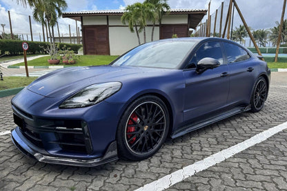 Borde delantero de fibra de carbono seco estilo Porsche Panamera 976 ODV1 Carbonado 2024-2025