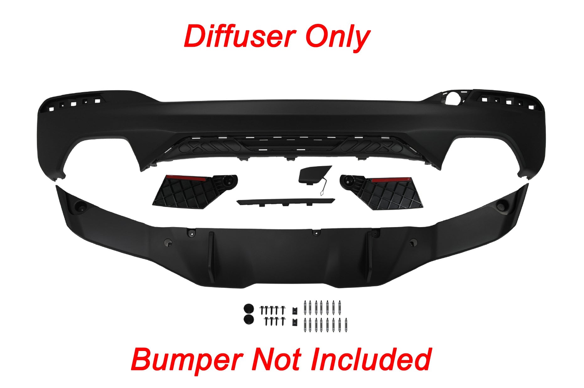 Innovative Motorsports 2017-2020 BMW G30 PRE-LCI M-Performance Style Rear Diffuser Only