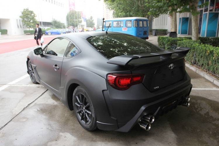 Alerón de maletero estilo WD para Scion FRS, Toyota GT86 y Subaru BRZ Carbonado 2013-2020