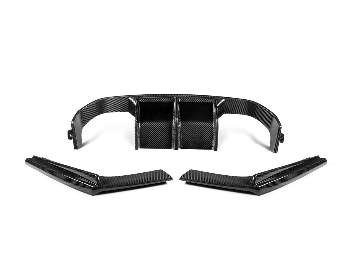 AutoTecknic Dry Carbon Versus Rear Diffuser Set - F80 M3 | F82/ F83 M4