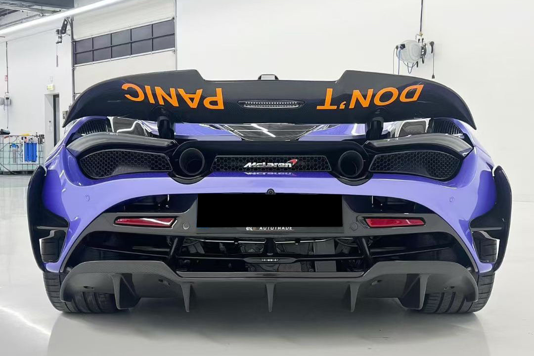 Carbonado Aero Autoclave Carbon Rear Diffuser Lip | 2017-2022 McLaren 720S Spider, 720S Coupe