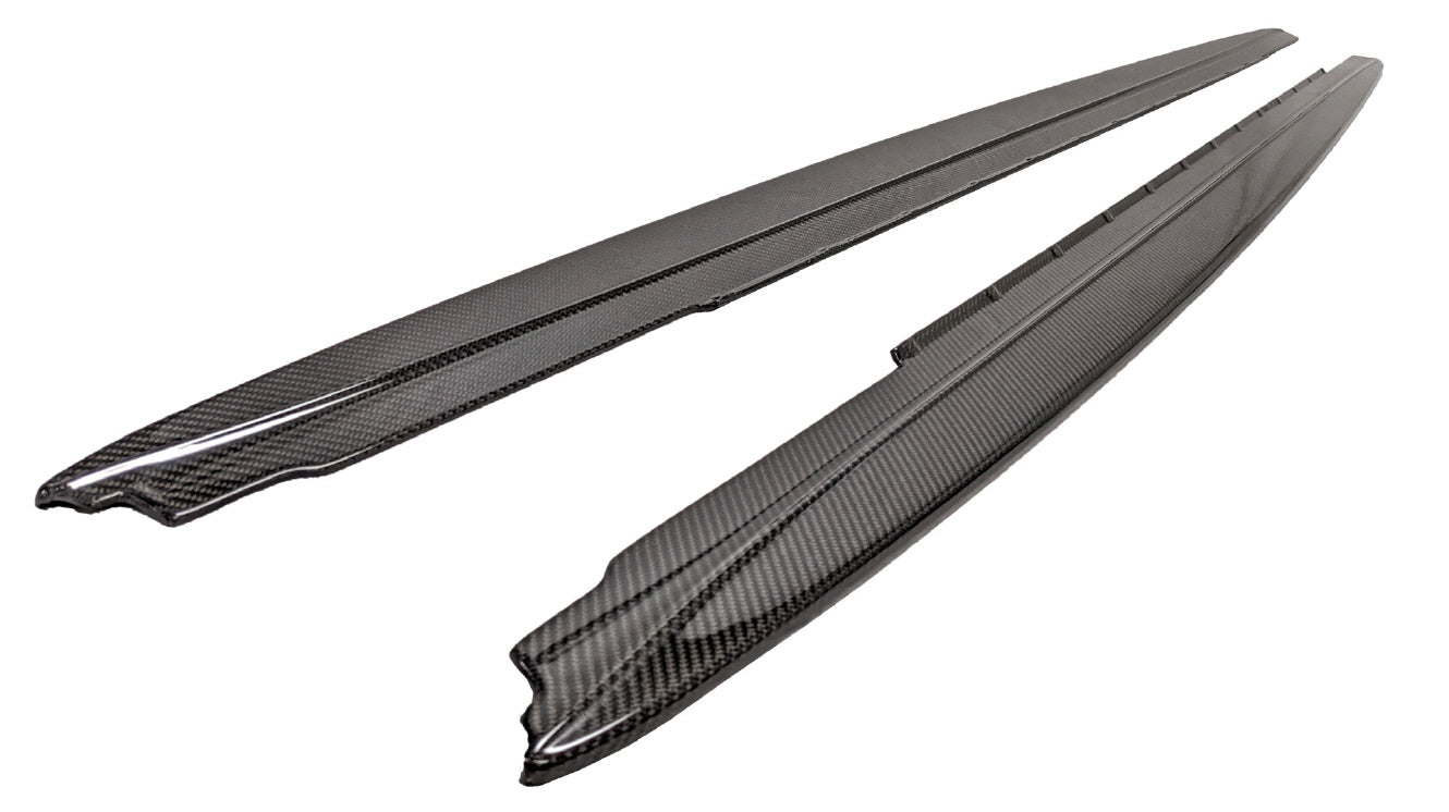 Innovative Motorsports 2017-2023 BMW 5 Series G30 Performance Inspired Carbon Fiber Side Skirt Extensions (Pair)