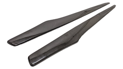 Innovative Motorsports 2019+ BMW G20 3 Series V-Style Carbon Fiber Side Skirt Extensions