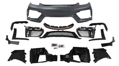 Innovative Motorsports 2017-2024 PORSCHE 718 CAYMAN BOXTER, GT4 STYLE FRONT BUMPER W/O HL WASHER