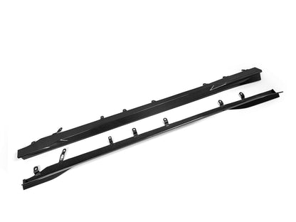 AutoTecknic Dry カーボンファイバー Side スカート Extension セット - G87 M2