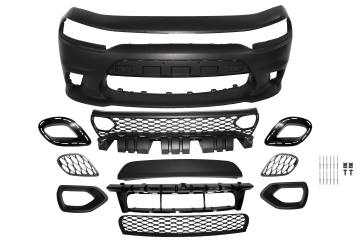 Innovative Motorsports 2015-2023 Dodge Charger SRT-8 Hellcat Style Front Bumper w/ Air Cover