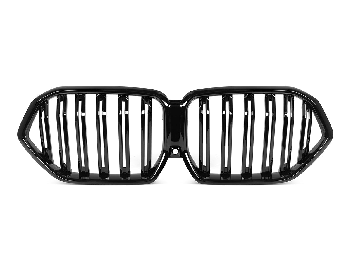AutoTecknic Dual-Slats Gloss ブラック フロント Grille - G06 X6 LCI