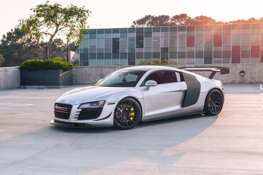 Alerón ajustable de fibra de carbono APR GTC-500 (Audi R8 2006-2014)