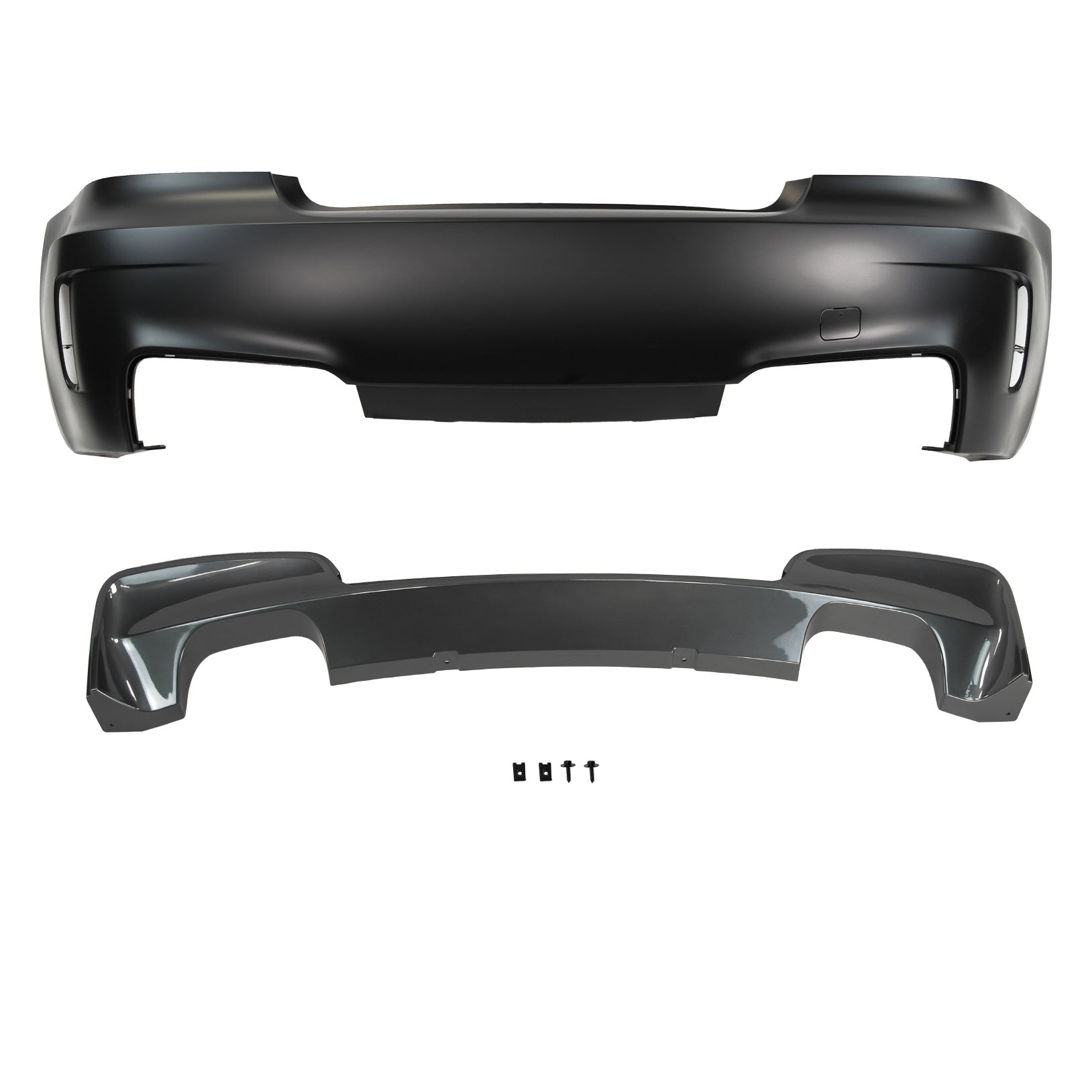 Difusor cuádruple para parachoques trasero estilo M1/1M de BMW E82 Serie 1 (2008-2013) de Innovative Motorsports