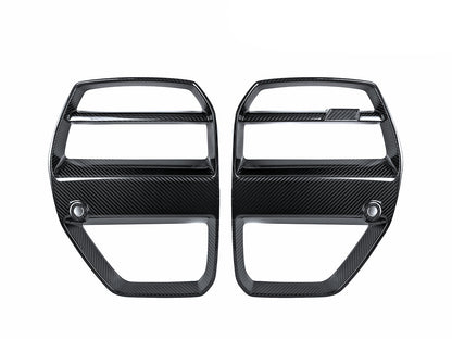 AutoTecknic Dry Carbon Motorsport V1 Front Grille Set - G80 M3 | G82/ G83 M4