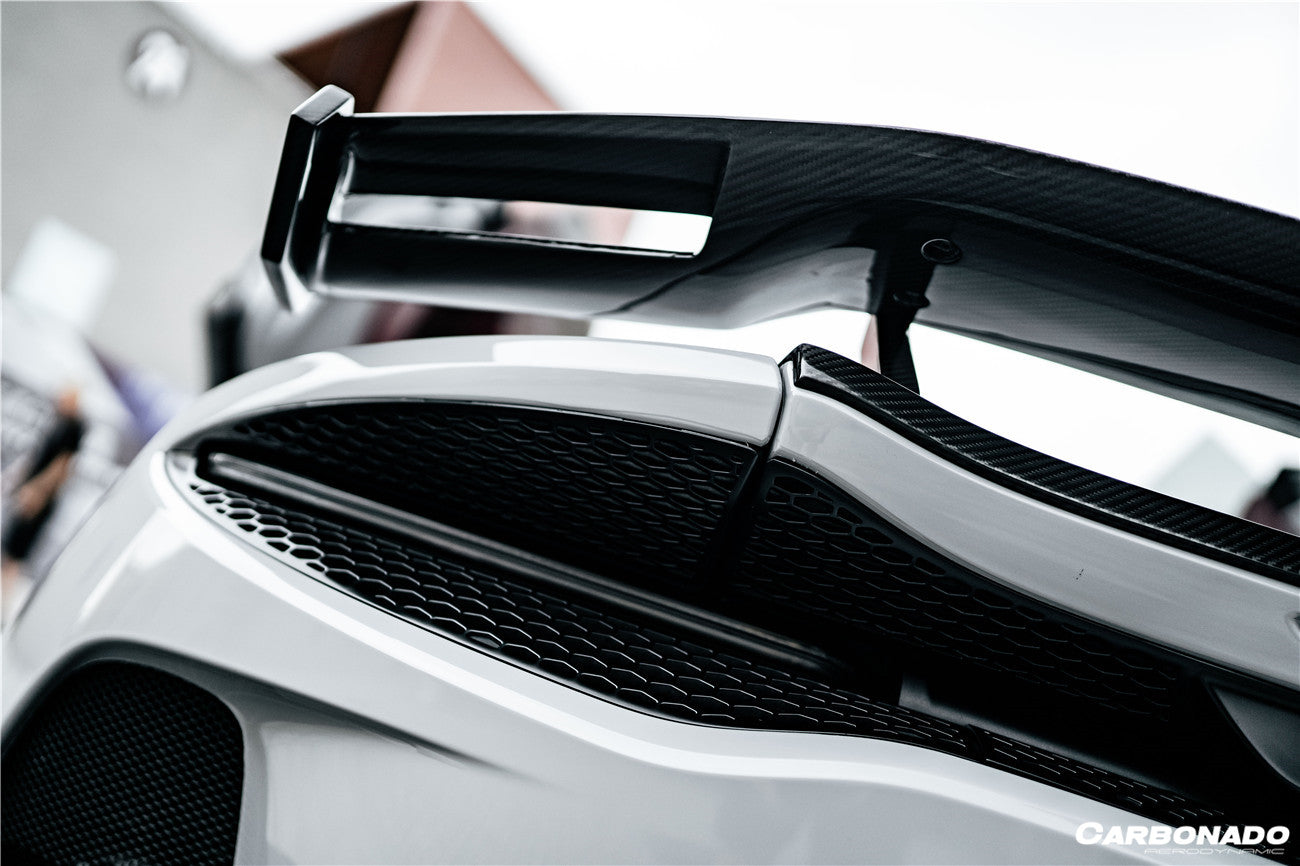 Alerón GT de fibra de carbono seco estilo WP del McLaren GT Carbonado 2020-2023