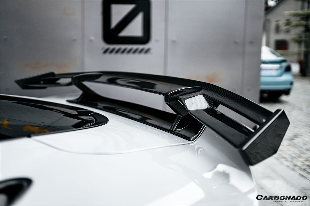 Alerón GT de fibra de carbono seco estilo WP del McLaren GT Carbonado 2020-2023
