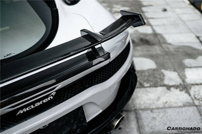 Alerón GT de fibra de carbono seco estilo WP del McLaren GT Carbonado 2020-2023