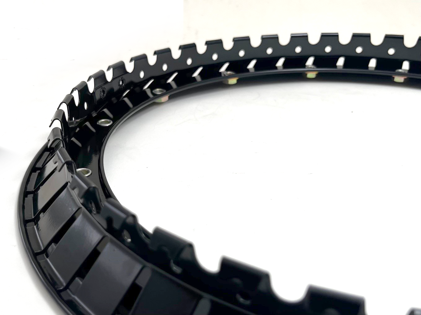 Prosport Simulated Bead Lock Hubcap Rings - 15" Black