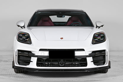 Carbonado 2024-2026 Porsche Panamera 976 KDA Style Autoclave Carbon Fiber Front Lip | Turbo, Turbo s, GTS, Turbo E-Hybrid, Turbo s E-Hybrid