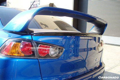 Carbonado 2008-2016 Mitsubishi Lancer Evolution10 BS Style Carbon Fiber Trunk Spoiler
