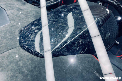 Carbonado 2011-2016 Lamborghini Aventador LP700 Coupe Roadster OEM Style Carbon Fiber Instrument Surround Panel Cover - 5