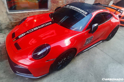 Carbonado 2019-2024 Porsche 911 992 Carrera S 4 4S Targa Cabriolet GT3 estilo parachoques delantero