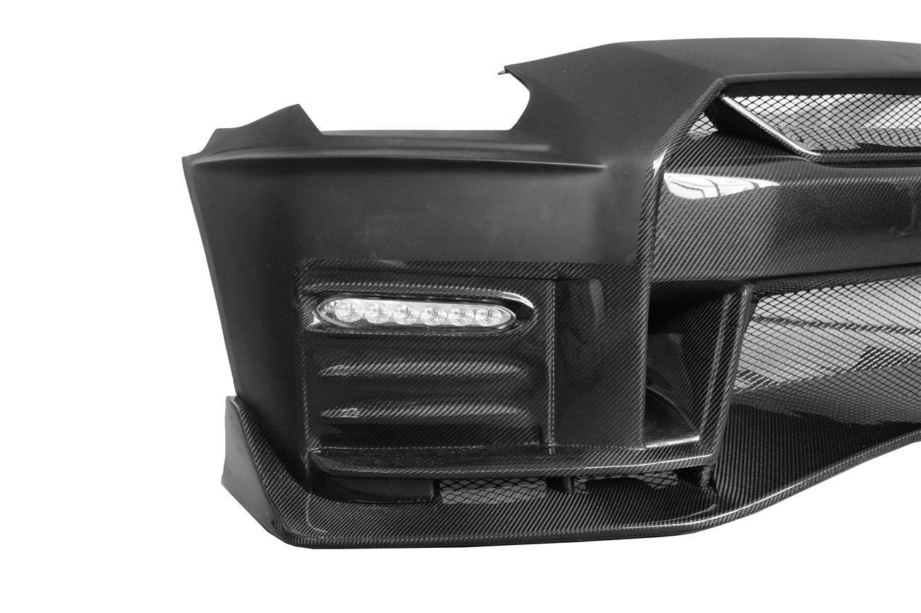 Carbonado 2008-2016 Nissan GTR R35 CBA  DBA NISMO Ver17 Style Front Bumper