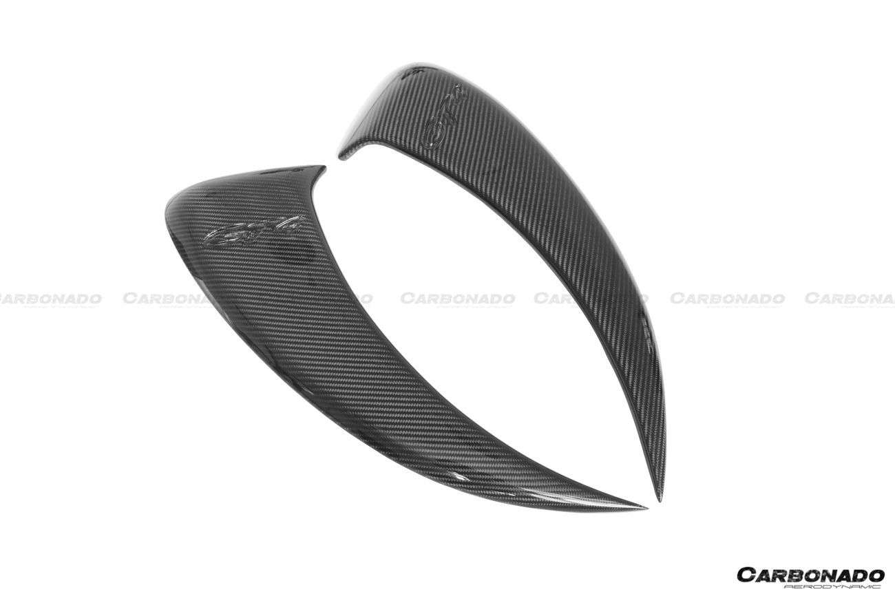 Tomas de aire laterales estilo Porsche 981 Boxster Cayman GT4 Carbonado 2012-2016