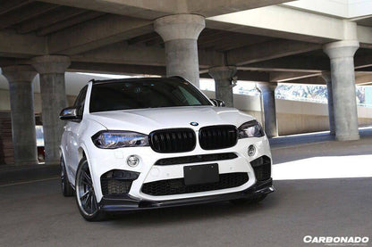 Borde delantero de fibra de carbono estilo 3D para BMW X5M F85 X6M F86 (2015-2019)