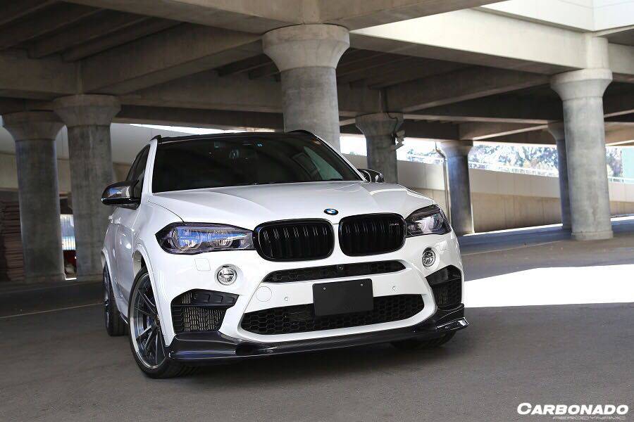 Borde delantero de fibra de carbono estilo 3D para BMW X5M F85 X6M F86 (2015-2019)