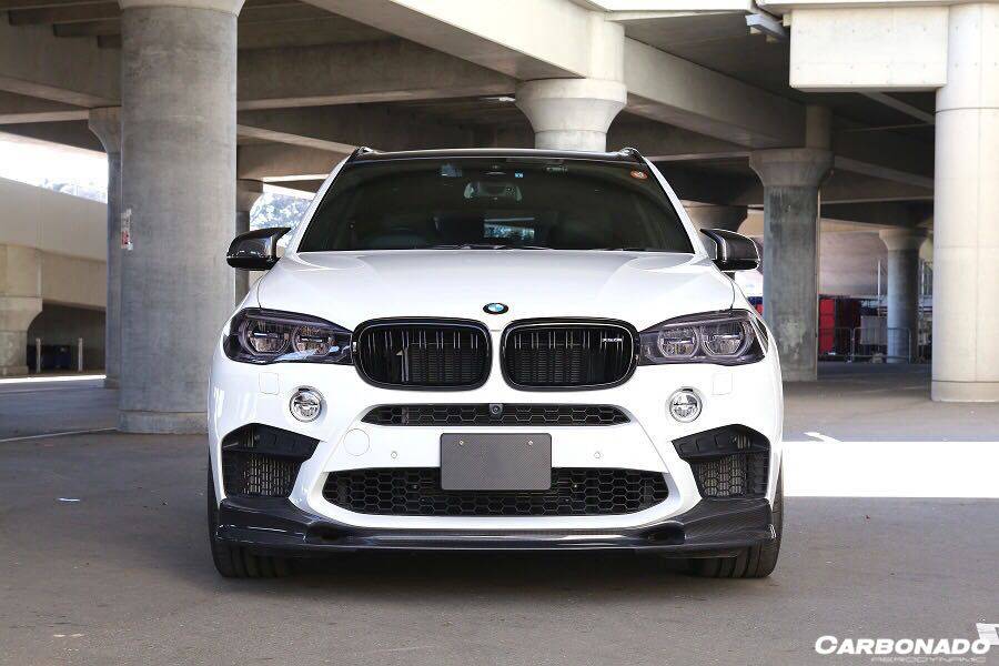 Borde delantero de fibra de carbono estilo 3D para BMW X5M F85 X6M F86 (2015-2019)