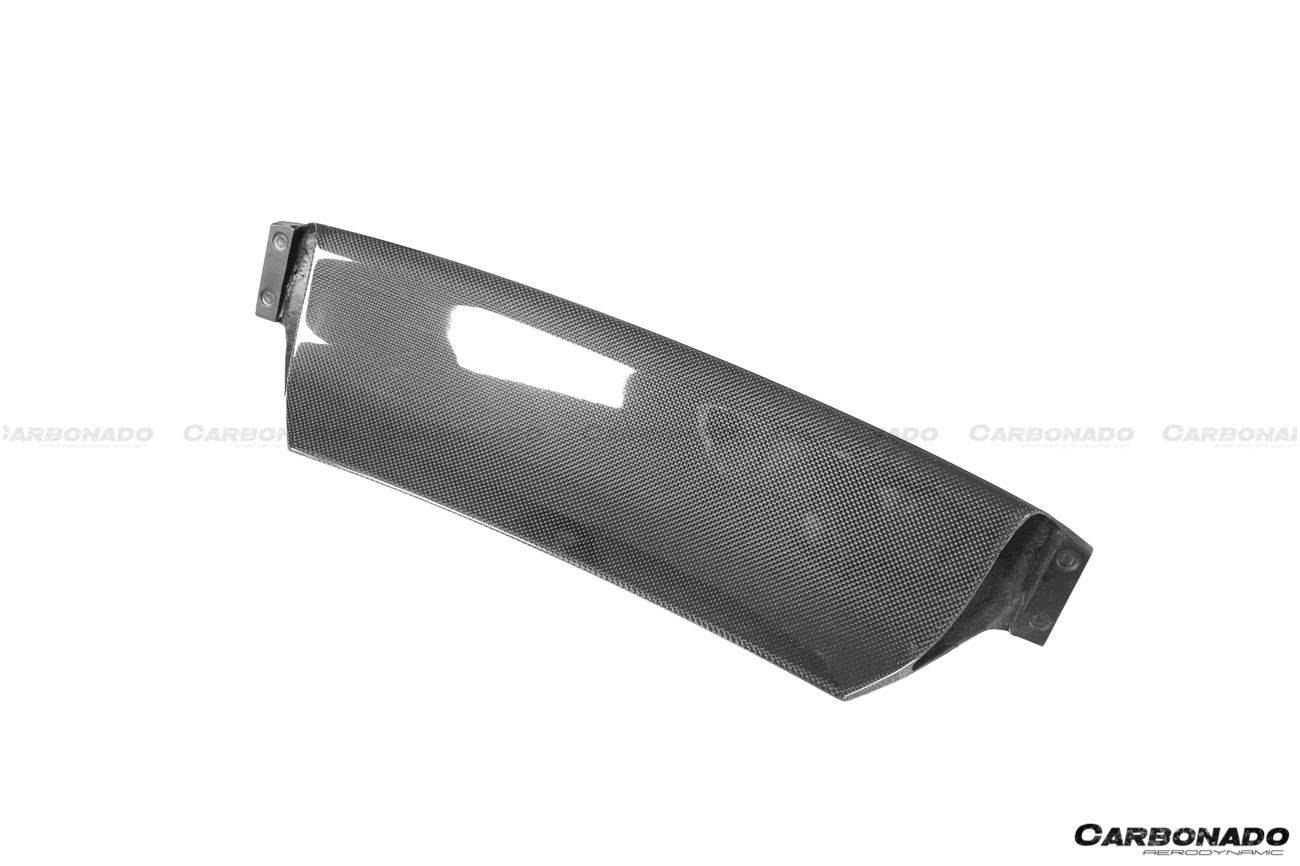 Carbonado 2018-2022 Ferrari 488 Pista OEM Style Carbon Fiber Front Bumper Low Center Chin Splitter