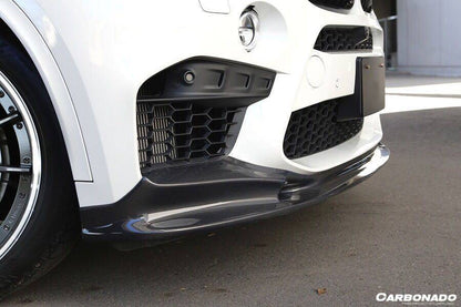Borde delantero de fibra de carbono estilo 3D para BMW X5M F85 X6M F86 (2015-2019)