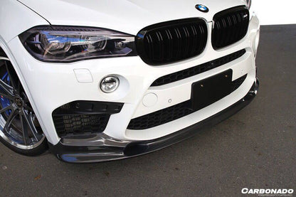 Borde delantero de fibra de carbono estilo 3D para BMW X5M F85 X6M F86 (2015-2019)