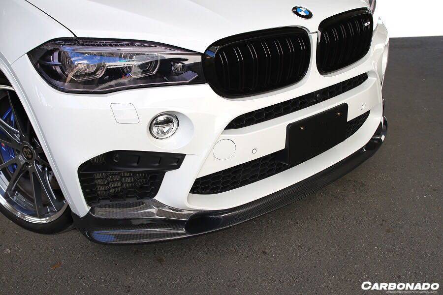 Borde delantero de fibra de carbono estilo 3D para BMW X5M F85 X6M F86 (2015-2019)