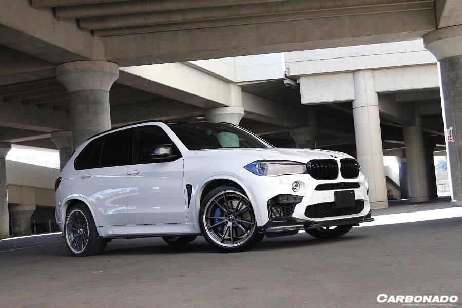 Borde delantero de fibra de carbono estilo 3D para BMW X5M F85 X6M F86 (2015-2019)