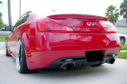 Carbonado 2008-2015 Infiniti G37s Coupe DTM-II Style Carbon Fiber Rear Lip