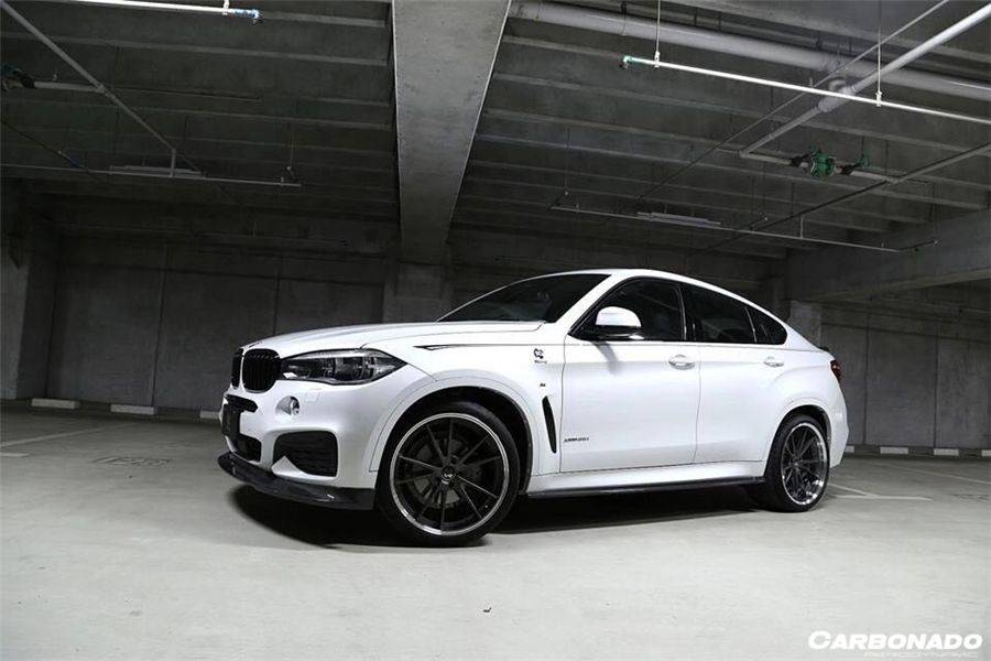 Borde delantero de fibra de carbono estilo 3D para BMW X5M F85 X6M F86 (2015-2019)