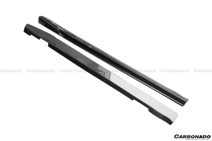 Faldones laterales de fibra de carbono para Mercedes Benz W204 C63 AMG Sedán (2008-2014)
