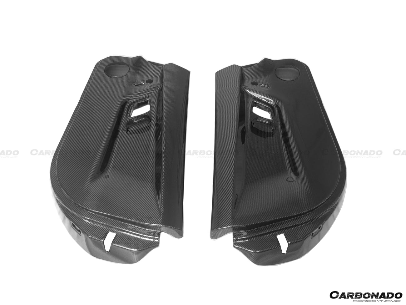Carbonado Carbon Fiber Inner Door Panels | 2004-2014 Lamborghini Gallardo Coupe