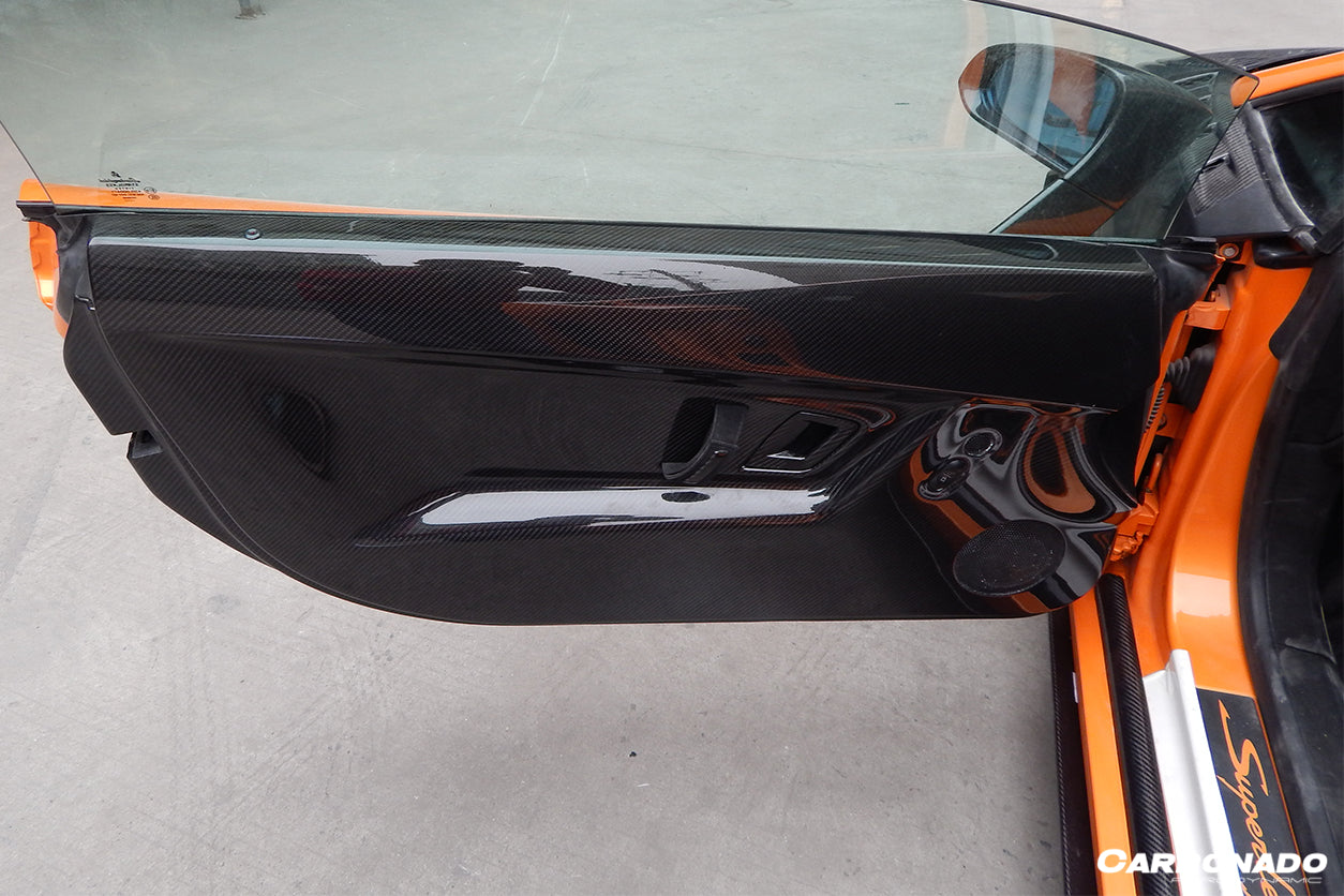 Carbonado Carbon Fiber Inner Door Panels | 2004-2014 Lamborghini Gallardo Coupe